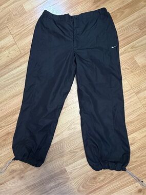 Nike Black Kids Windbreaker Joggers with Swoosh
